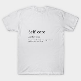 Self-care | Motivation | Minimalist T-Shirt